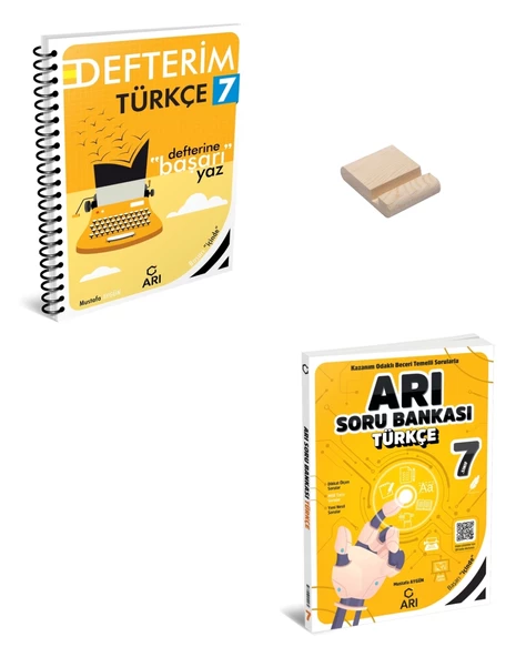 7. Sınıf Türkçe Defterim ve Arı Soru Bankası