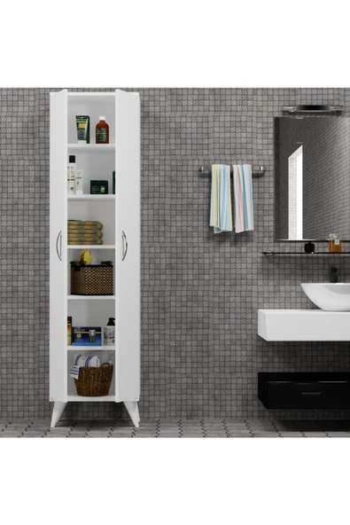 Tanmob 2 Kapılı 49cm Banyo Dolabı Beyaz Bdl0101 - 3