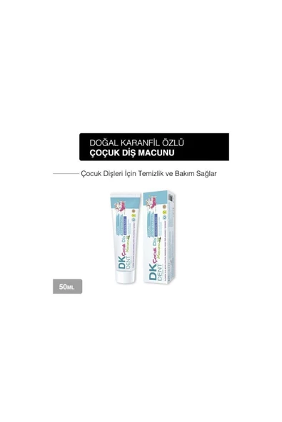 DK DENT ALOE VERA ÖZLÜ ÇOCUK DİŞ MACUNU 50 ML - 3