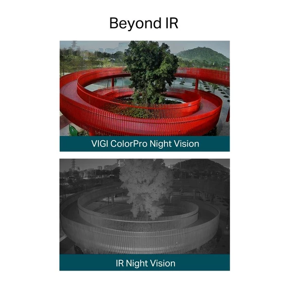 TP-Link VIGI C340S 4mm 4MP AI ColorPro Bullet IP Kamera (1/1.8",30fps,FHD,H.265+) - Resim 5