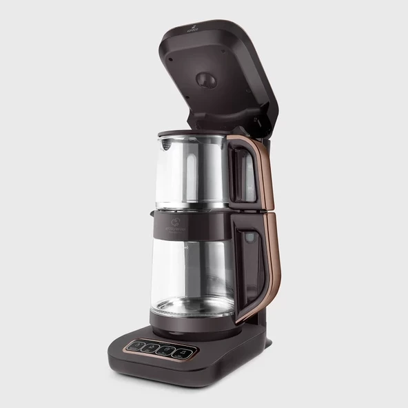 Karaca Çaysever Robotea Pro Connect 4 İn 1 Walnut Brown - 5