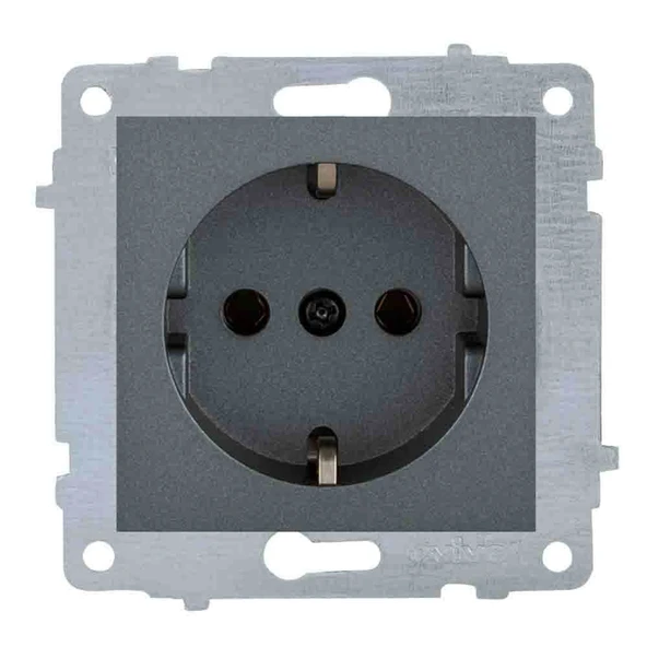 Ovivo Grano Füme TOPRAKLI PRİZ ÇERÇEVESİZ…