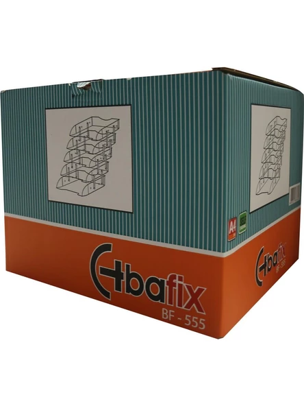 Bafix Evrak Rafı Hareketli Plastik 5 Lİ Şeffaf Hareketli Evrak Rafı