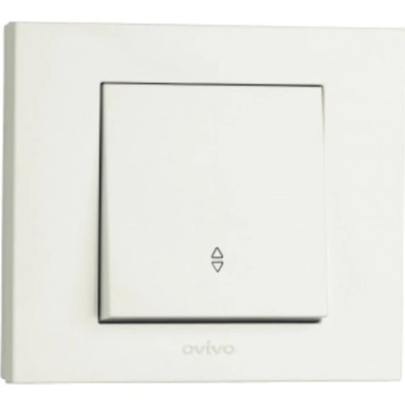 15 Adet Ovivo Grano Beyaz Vavien Anahtar Çerçeve Dahildir