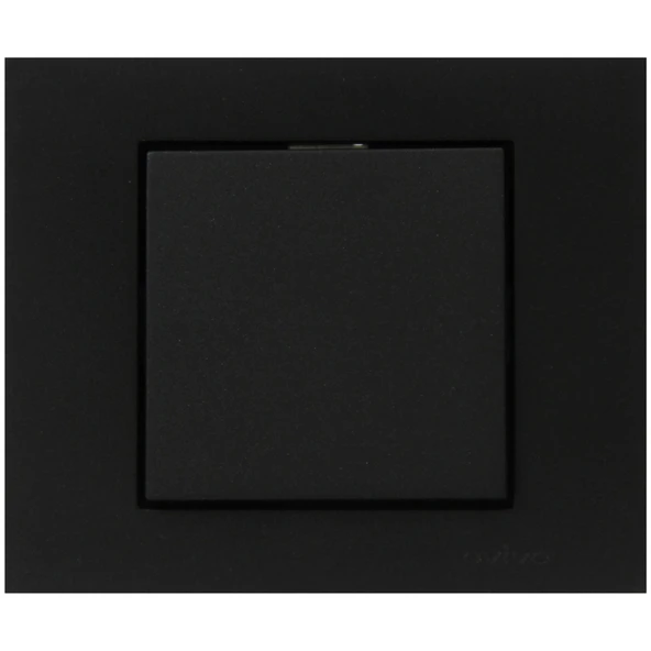 20 Adet Ovivo Grano Siyah Tekli Anahtar Çerçeve Dahildir 20'li ürün görseli