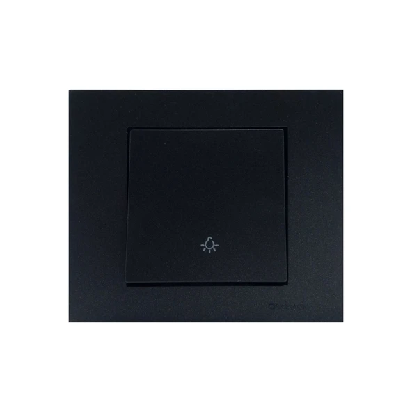 Grano Siyah Zil Anahtarı Light Çerçeve Dahildir ürün görseli 1