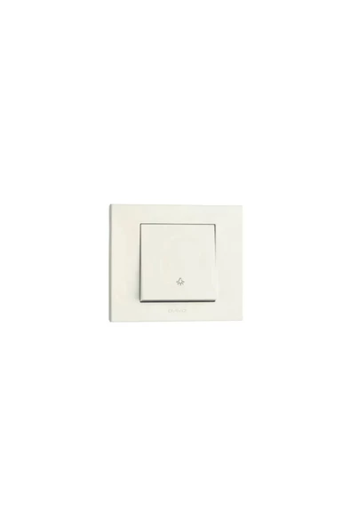 Ovivo Grano Beyaz Light / Kapı Otomatiği / Zil Anahtarı Çerçeve Dahil