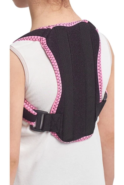 Çocuk İçin Kamburluk Önleyici Dik Duruş Korsesi Kız Erkek İçin Sırt Desteği Balenli Genç Korse - Resim 2