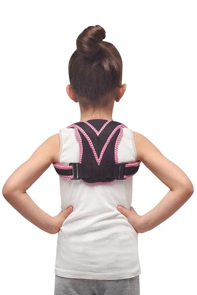 Çocuk Dik Duruş Korsesi Kamburluk Önleyici Dik Durmak Için Bel Sırt Korse - Resim 2