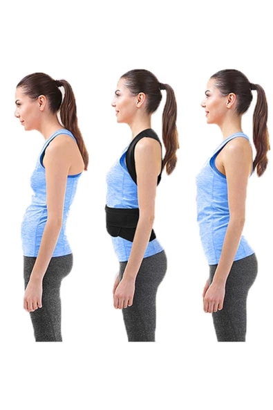 Skolyoz Ve Kifoz Tedavi Korsesi Kamburluk Korsesi Postür Düzeltme Aparatı - Resim 5