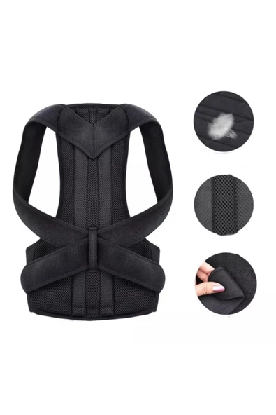 Kadın Erkek Dik Duruş Korsesi Kamburluk Önleyici Medikal Korse Dik Durmak Sırt Kifoz Skolyoz - Resim 4