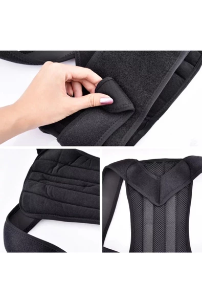 Kadın Erkek Dik Duruş Korsesi Kamburluk Önleyici Medikal Korse Dik Durmak Sırt Kifoz Skolyoz - Resim 5