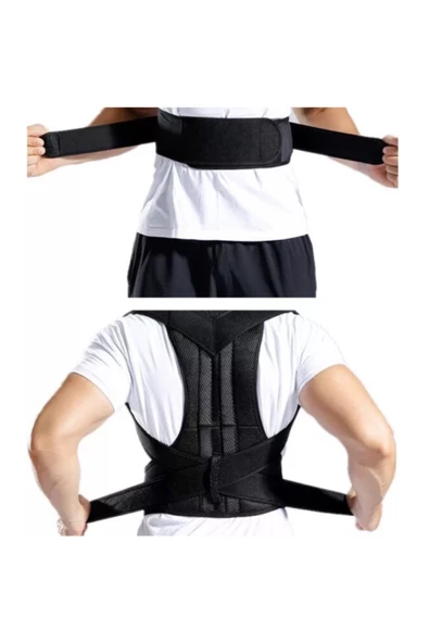 Kamburluk Önleyici Korse Dik Duruş Korsesi Unisex Bel Dik Durmak Için Medikal Kifoz - 4