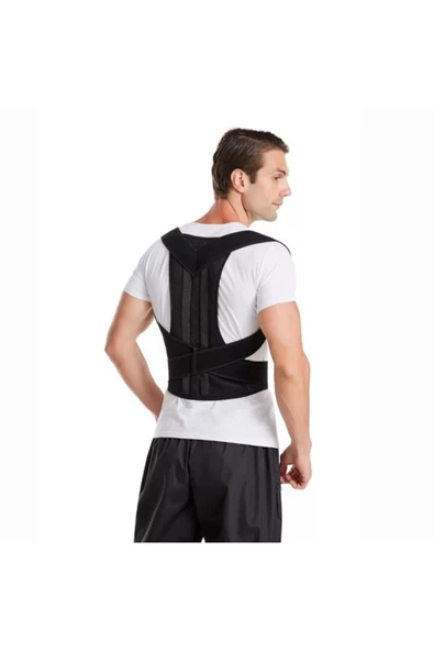 Kadın Erkek Dik Duruş Korsesi Kamburluk Önleyici Medikal Korse Dik Durmak Sırt Kifoz Skolyoz - Resim 3