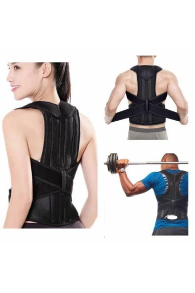 Dik Duruş Korsesi Kamburluk Önleyici Korse Balenli Sırt Korsesi Dik Duruş Aparatı Dik Duruş Yeleği - Resim 5