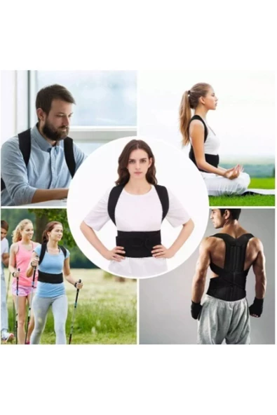 Ortopedik Sırt Omuz Korsesi Dik Tutan Posturex - Resim 3