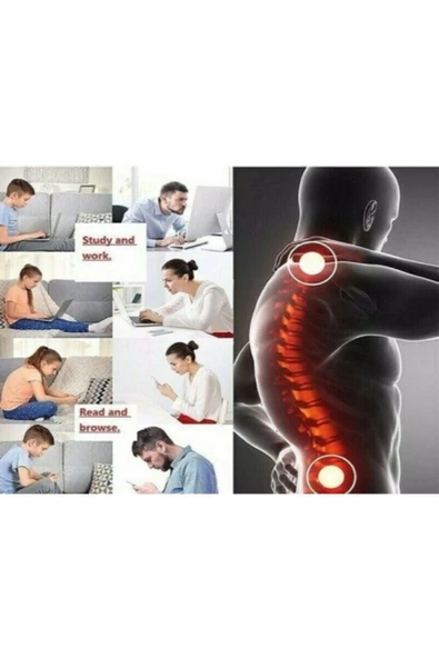 Kamburluk Önleyici Balenli Bel Ve Sırt Dik Duruş Korse Bel Omuz Postur Spor Ortopedik - 2