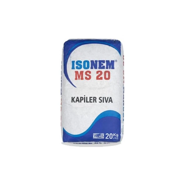 İsonem Ms20 Kapiler Sıva 20 Kg Gri