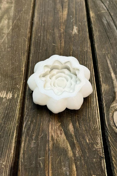 Lotus Çiçek 1 Silikon Mum Kalıbı - 6