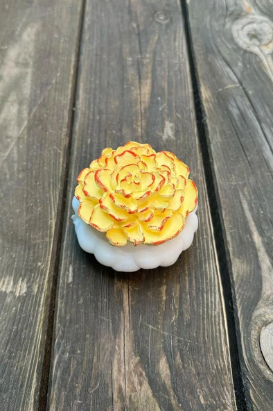 Lotus Çiçek 5 Silikon Mum Kalıbı - 6