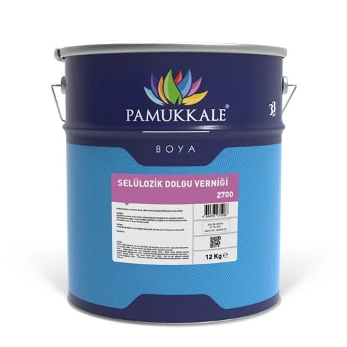 Pamukkale Selülozik Dolgu Verniği 12 Kg Şeffaf