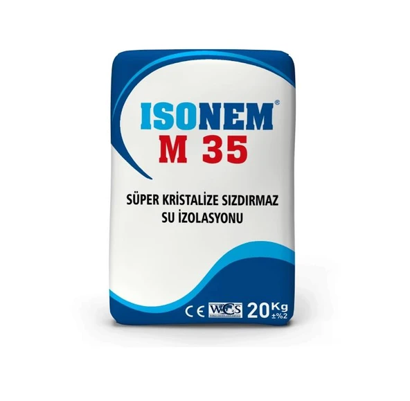İsonem M 35 Kristalize Su Yalıtımı 20 Kg