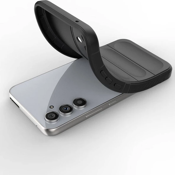 Samsung Galaxy A54 Kılıf Esnek TPU Oyuklu Arka Yüzey Tasarımlı Etnik Silikon Kapak - Resim 8