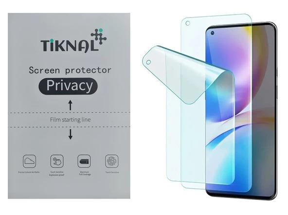 iPhone 15 pro max Tiknal Esnek Nano Ekran Koruyucu Hayalet SİYAH