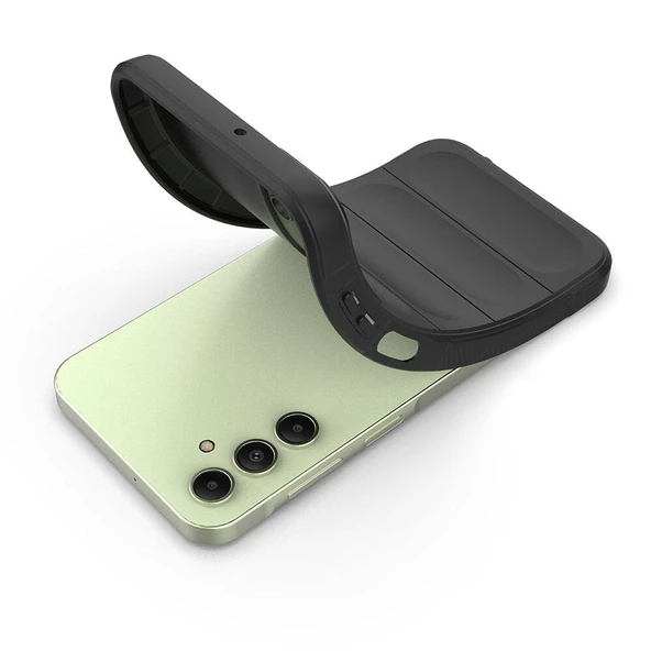 Samsung Galaxy A15 Kılıf Esnek TPU Oyuklu Arka Yüzey Tasarımlı Etnik Silikon Kapak - Resim 12