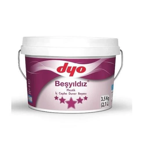 Dyo Beşyıldız Plastik İç Cephe Boyası 3.5 Kg