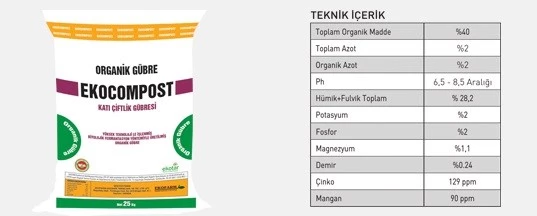 25 Kg Ekocompost Katı Çiftlik/Hayvan Gübresi - 2