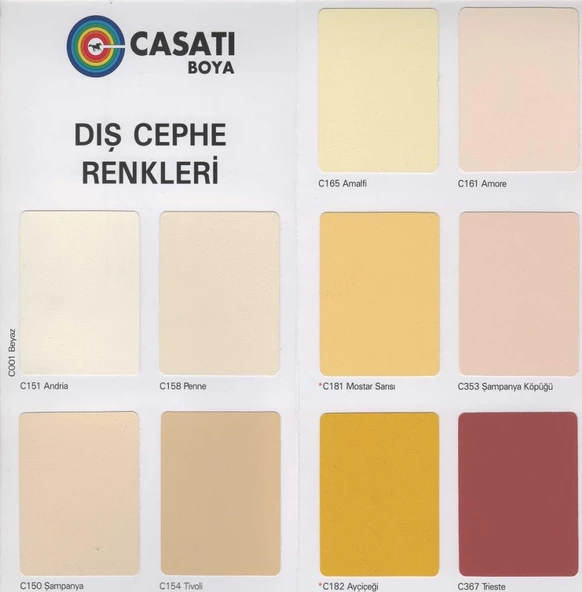 Casati Silikonlu Dış Cephe Boyası 7.5 Lt - 2