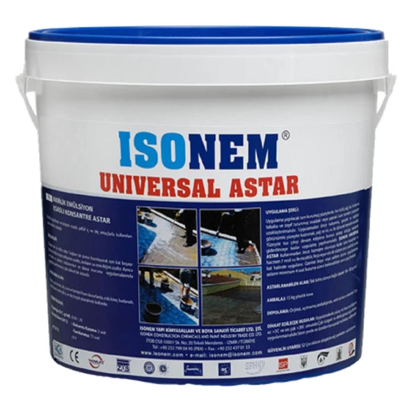 İsonem Üniversal Primer Astar 5 Kg Şeffaf