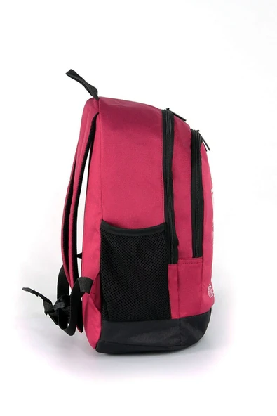 United Colors of Benetton "The World" Çift Bölmeli Okul Sırt Çantası Bordo / 03834 - Resim 2