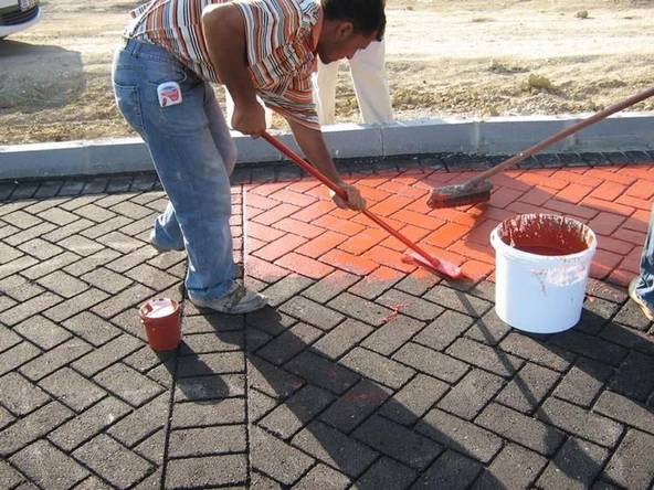 İsonem Street Paint Asfalt Ve Beton Zemin Boyası 18 Kg - 5