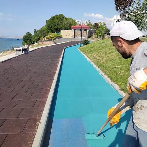 İsonem Street Paint Asfalt Ve Beton Zemin Boyası 18 Kg - 4