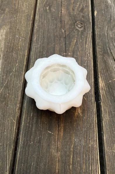 Lotus Çiçek 8 Silikon Mum Kalıbı - 6
