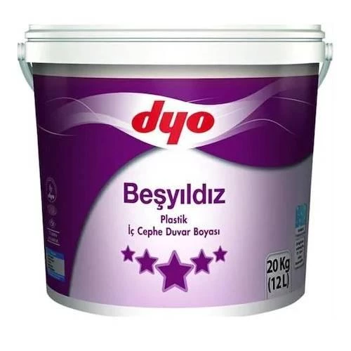Dyo Beşyıldız Plastik İç Cephe Boyası 20 Kg