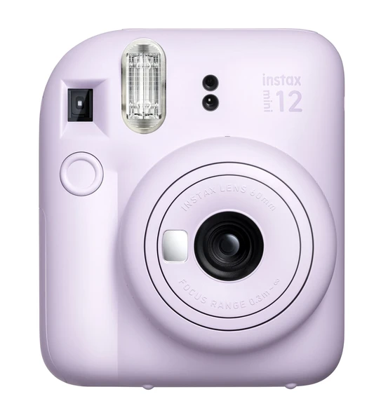 Fujifilm Instax Mini 12 10 Filmli Kıskaçlı Stand-PVC Albüm c Kılıflı Lila Fotoğraf Makinesi - 3
