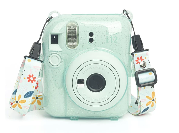 Fujifilm Instax Mini 12 10 Filmli Kıskaçlı Stand-PVC Albüm v Kılıflı Yeşil Fotoğraf Makinesi - 2