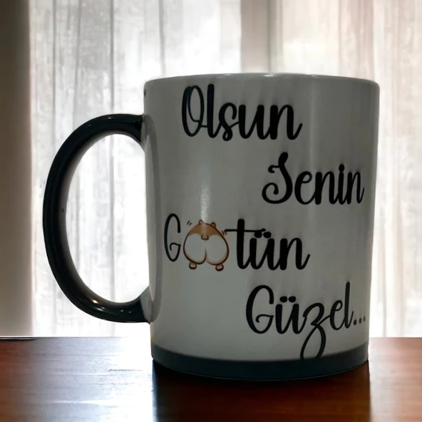 Sihirli kupa,renk değiştiren kupa,baskılı kupa,bardak,baskılı bardak - 2