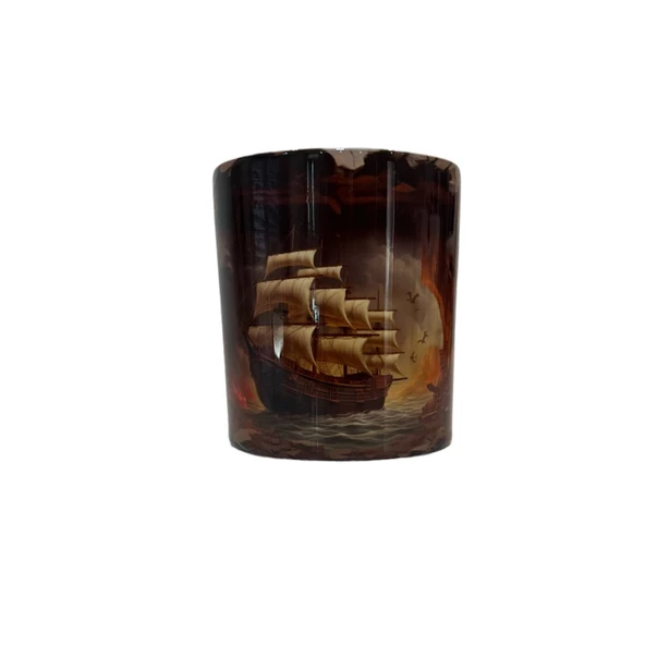 Denizcilik,gemi temalı,3D baskılı kupa,bardak - 3