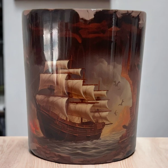 Denizcilik,gemi temalı,3D baskılı kupa,bardak