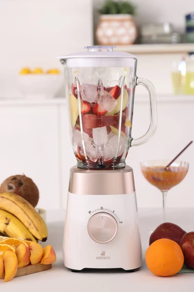 Karaca Multiblend Smoothie Blender Krem 1000w