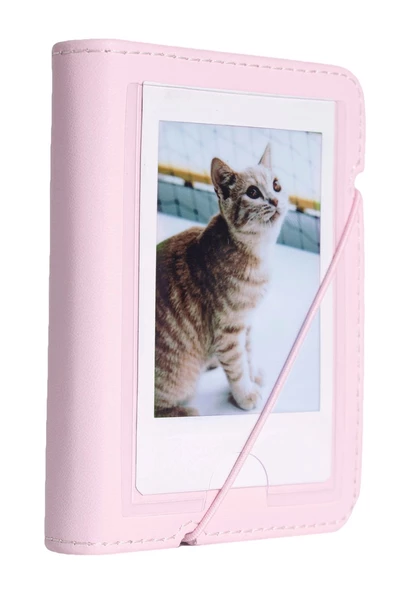 Fujifilm Instax Mini 12 10 Filmli Mini Albüm ve Deri Kılıflı Pembe Fotoğraf Makinesi - 2