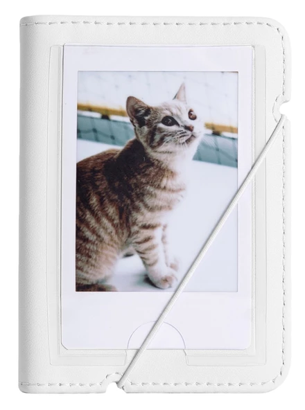 Fujifilm Instax Mini 12 20 Filmli Mini Albüm ve Deri Kılıflı Beyaz Fotoğraf Makinesi - 3
