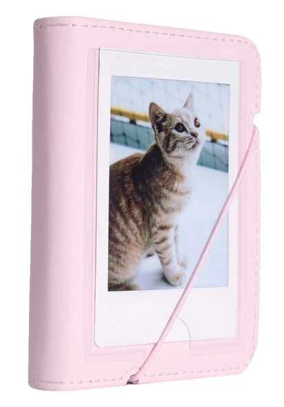Fujifilm Instax Mini 12 20 Filmli Mini Albüm ve Deri Kılıflı Pembe Fotoğraf Makinesi - 6