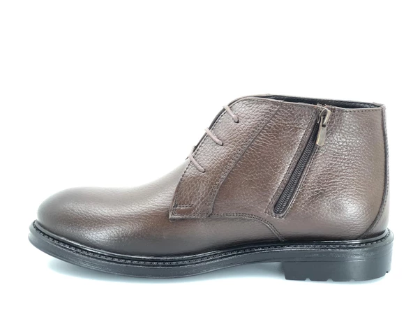 Boots 605 %100 Hakiki Deri Erkek Bağcıklı Chelsea Bot - 14