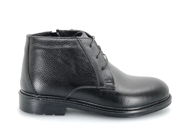 Boots 605 %100 Hakiki Deri Erkek Bağcıklı Chelsea Bot - 6
