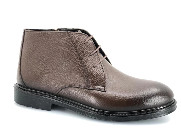Boots 605 %100 Hakiki Deri Erkek Bağcıklı Chelsea Bot - 3